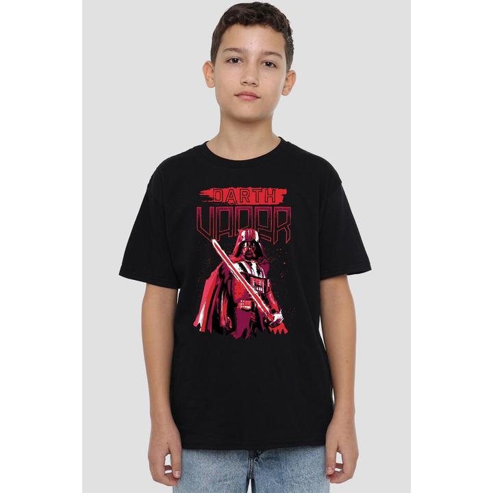 Actual product image Star Wars Childrens/Kids Darth Vader Painted T-Shirt (116)