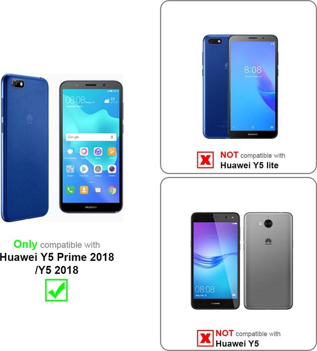Produktbild Cadorabo Vollbild Displayschutzglas (1 Stück, Huawei Y5 (2018))