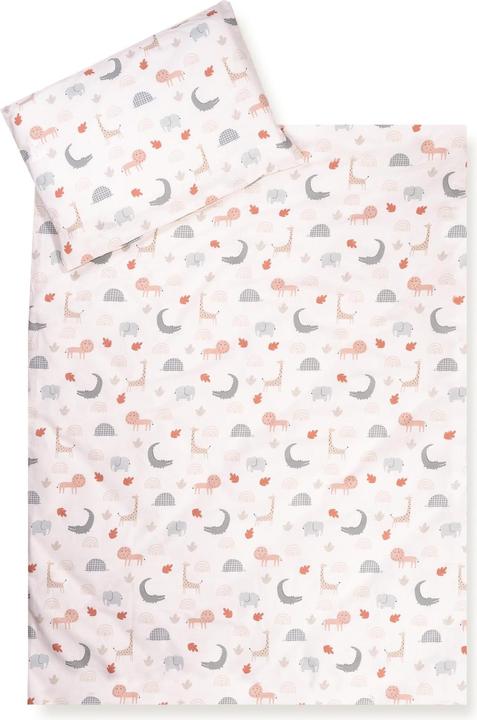 Actual product image Julius Zöllner Children's bed linen Organic Wild Friends 100x135 cm + 40x60 cm