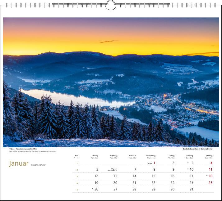 Produktbild Schwarzwald 2026 (Harter Einband, Deutsch)