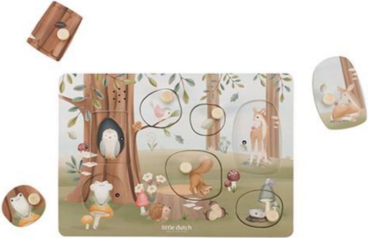 Image du produit Little Dutch Sound Greif-Puzzle Forest Friends