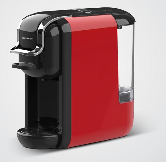 Produktbild Schneider SCESC2206R - rot Expresso Kapsel 19 Bar - Nespresso Dolce