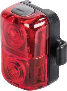 Topeak TAILLUX 30 USB tail light, red / red 30 lumens, 2 red LEDs, 3 mode (30 lm)