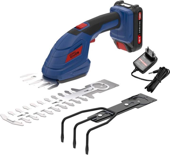 Güde Akku-Heckenschere Gude GPS 18-201-05, 18 V, 2,0 Ah (Akkuheckenschere)