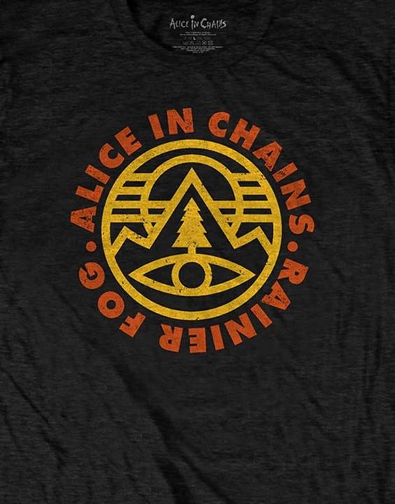 Actual product image Alice In Chains Unisex Adult Emblem T-Shirt (L)