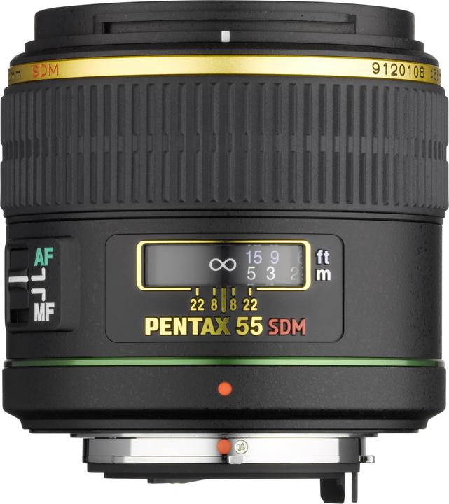 Actual product image Pentax Lens SMC-DA 55mm, f/1.4 (Pentax K, APS-C / DX)