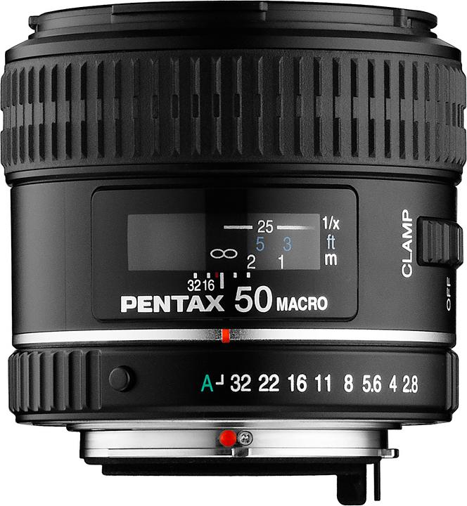 Actual product image Pentax Lens SMC-DFA 50mm, f/2.8, macro (Pentax K, APS-C / DX, full size)