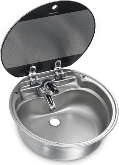 Actual product image Dometic SNG 420 sink, ø 42 cm (Top-mounted sink, 14.80 cm, 42 cm)