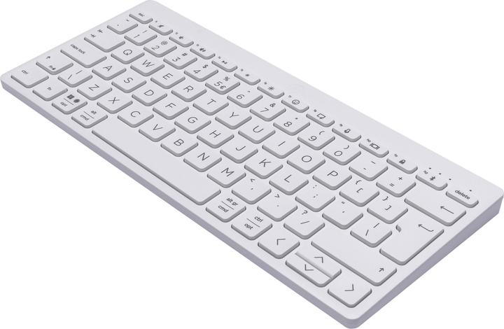 Image du produit HP 350 Compact Draadloos Toetsenbord Wit Qwerty (ING. Int., Sans fil)
