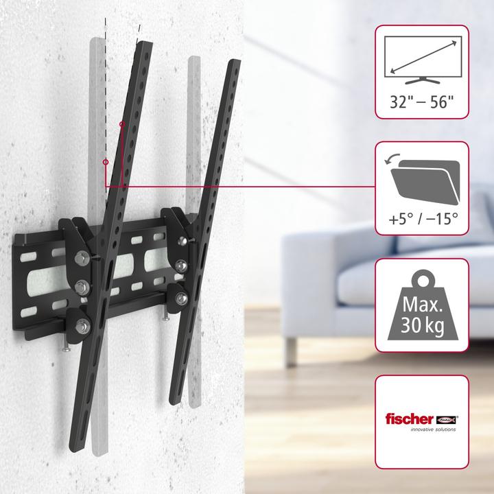 Immagine prodotto Hama Inclinazione (Muro, 56", 30 kg)