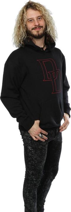 Actual product image Mens Daredevil Logo Outline Hoodie (S)