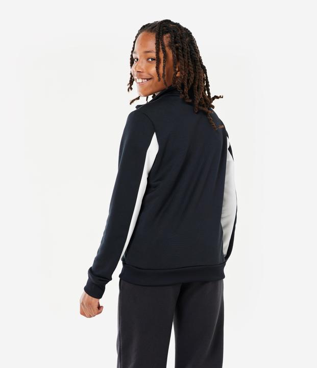 Produktbild Decathlon Trainingsjacke Trainingsanzug Kinder - schwarz/weiss (10, 11, 12)
