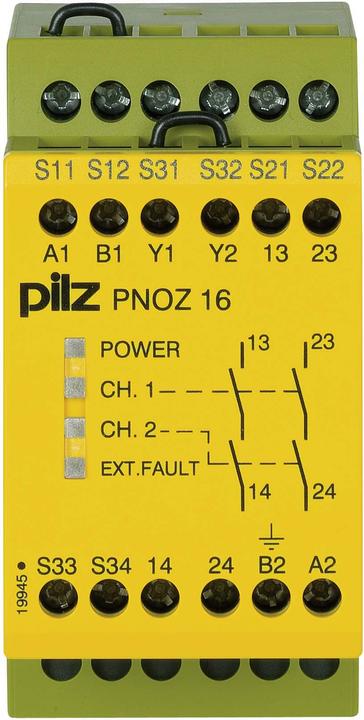 Actual product image Pilz Emergency stop switchgear