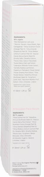 Nährwerte und Zutaten The Organic Pharmacy Anti oxidant Duo (70 ml, 24h Creme)