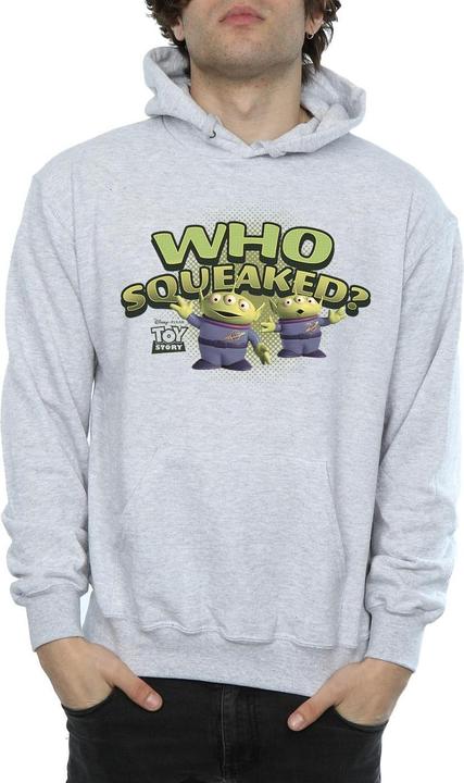 Actual product image Disney Mens Toy Story Who Squaeaked? Hoodie (XXL)