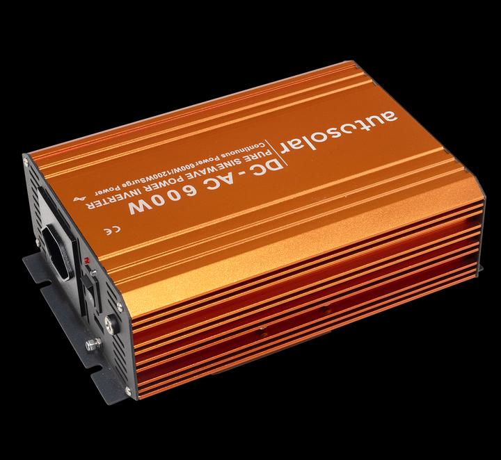 Actual product image Autosolar Inverter 12 V DC to 230 V AC 600 W