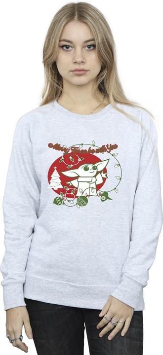Image du produit Star Wars - Sweat BABY YODA FORCE BE WITH YOU - Femme (S)
