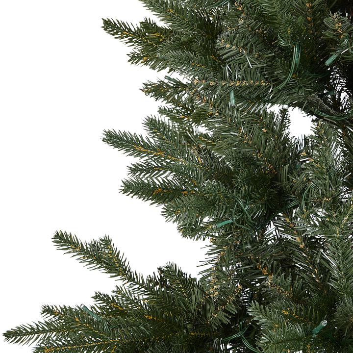Produktbild Beliani Künstlicher Weihnachtsbaum mit LED Beleuchtung 210 cm grün FIDDLE (210 cm)