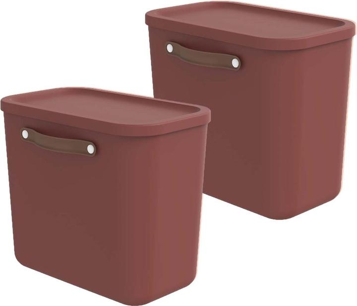 Produktbild Rotho 2er-Set Aufbewahrungsbox Maloja 25l (25 l)