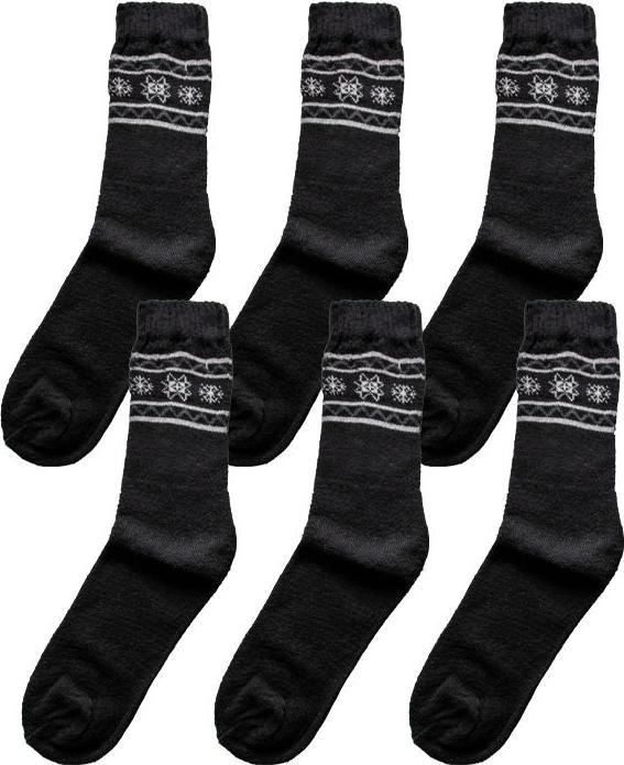 Viva Outdoor 39/42, Schwarz - Herrensocken (6er Pack, 39 - 42)