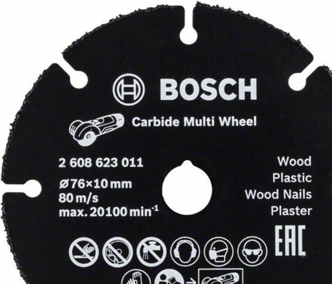 Actual product image Bosch Professional Zubehör EXPERT Carbide Multi Wheel cut-off wheel, 76 mm, 10 mm