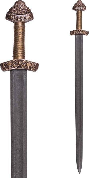 Produktbild Battle Merchant Wikingerschwert aus Dybäck Damaststahl