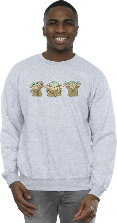 Produktbild Star Wars The Mandalorian Grogu Poses Sweatshirt (M)