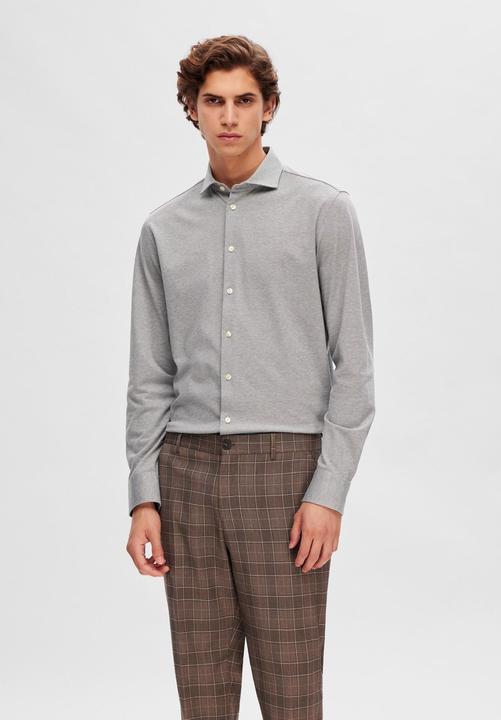Actual product image Selected Homme Piqué long sleeve shirt (XXL)