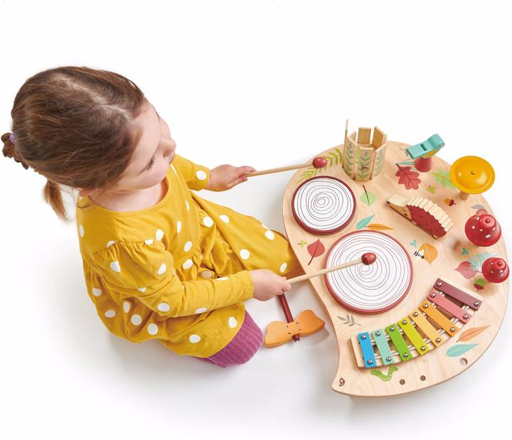 Actual product image Tender Leaf Toys Music table (German, French, Italian, English)