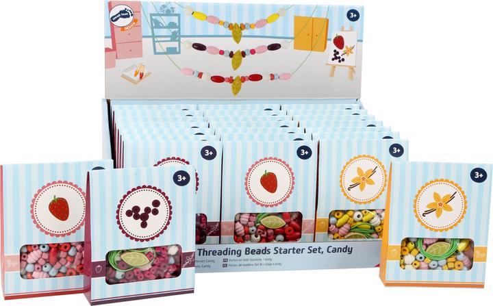 Immagine prodotto Legler OHG Mostra il set iniziale di perline da infilare in legno Candy