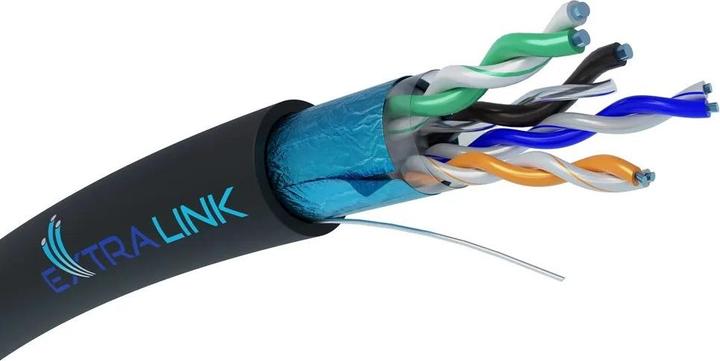 Actual product image Extralink Network cable (F/UTP, CAT6, 305 m)