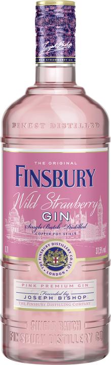 Produktbild Finsbury Wild Strawberry Pink Premium Gin (1 x 70 cl)