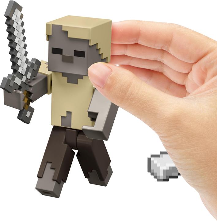 Actual product image Mattel MINECRAFT 3.25' CORE FIGURE Husk