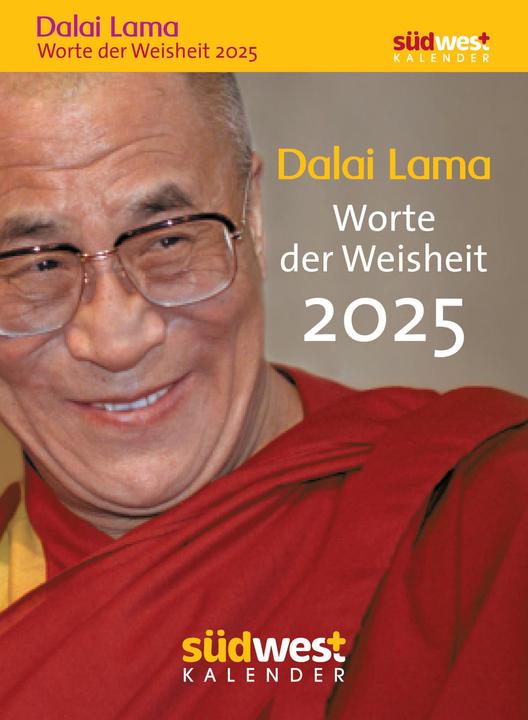 Image du produit Dalaï Lama - Paroles de sagesse 2025 - Calendrier journalier détachable à poser ou à suspendre (11 x 15 cm, Allemand)