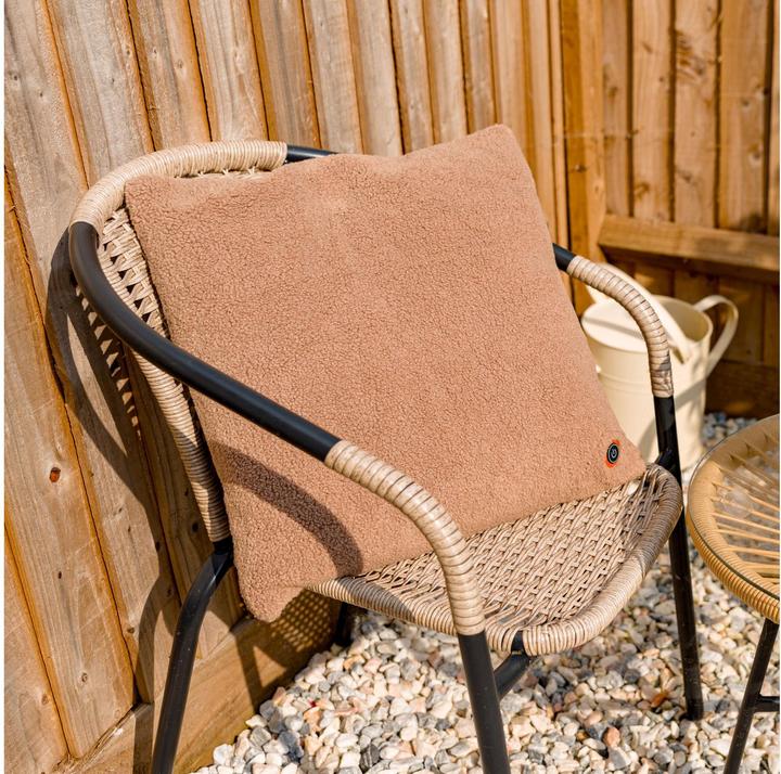 Produktbild Bodi-Tek Heizkissen Cozy Una Wooly Akkubetrieb, Choco (45 x 45 cm)