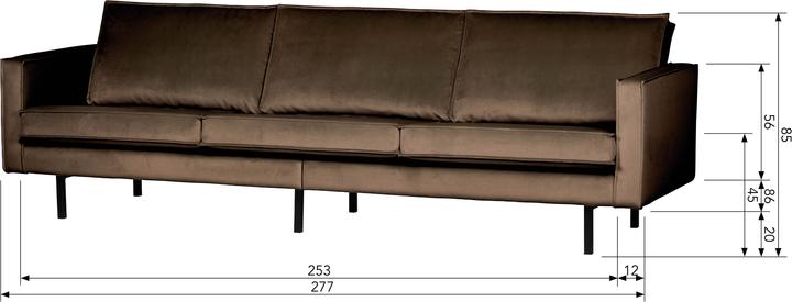 Actual product image BePureHome Rodeo (3-seater)