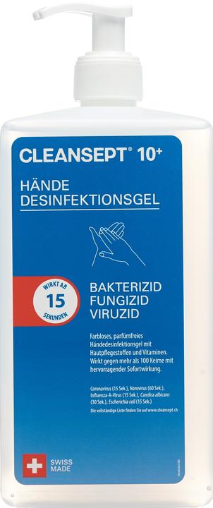 Actual product image Cleansept 10+ with pump gel (1000 ml)