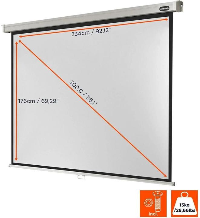 Produktbild Celexon Rollo Professional, Leinwand, 4:3 (117.17", 4:3)