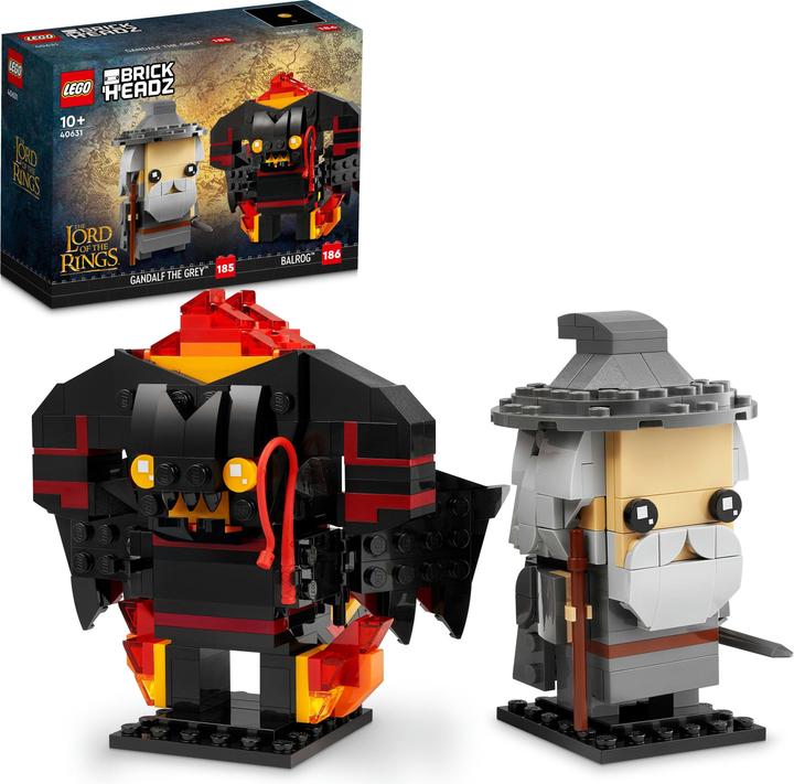 Image du produit LEGO BrickHeadz - Gandalf le Gris et Balrog (40631, LEGO Brickheadz)