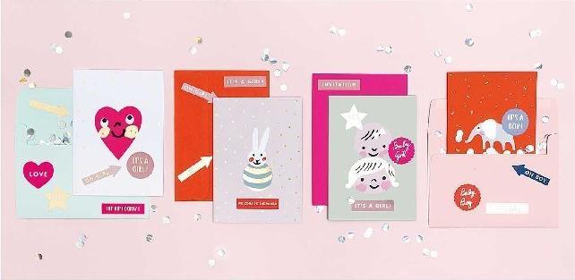 Produktbild Rico Design Diy Card, Baby, Herz.99001.77.54