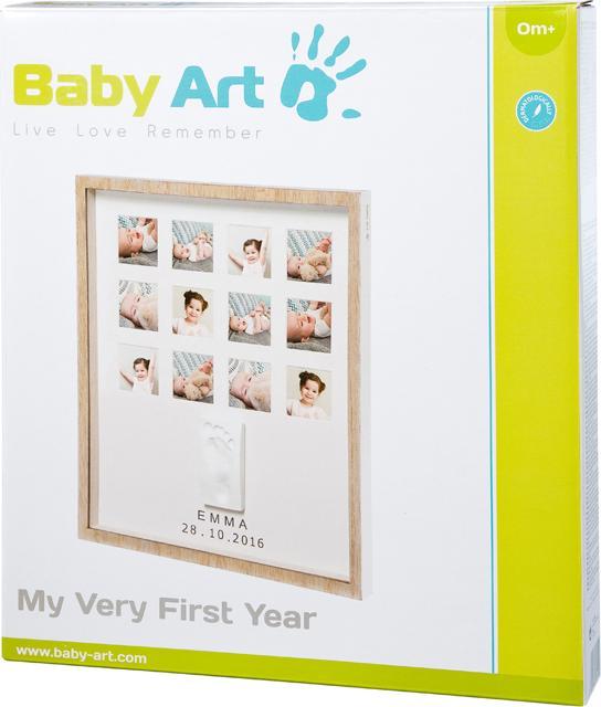 Image du produit Baby Art My very fist year Ligne de bois