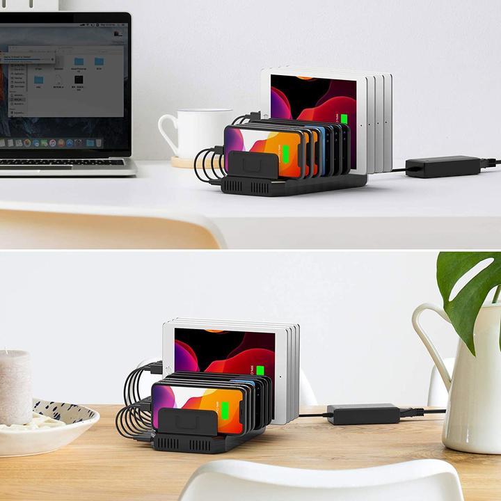 Produktbild Alxum USB-Ladestation für mehrere Geräte (96 W)
