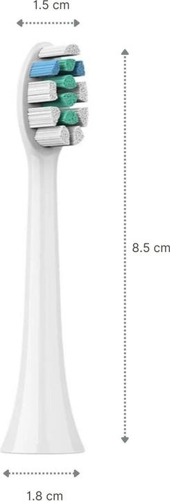 Actual product image Hermex Toothbrush head Alternative replacement brushes for Philips Sonicare W2 (8 x)