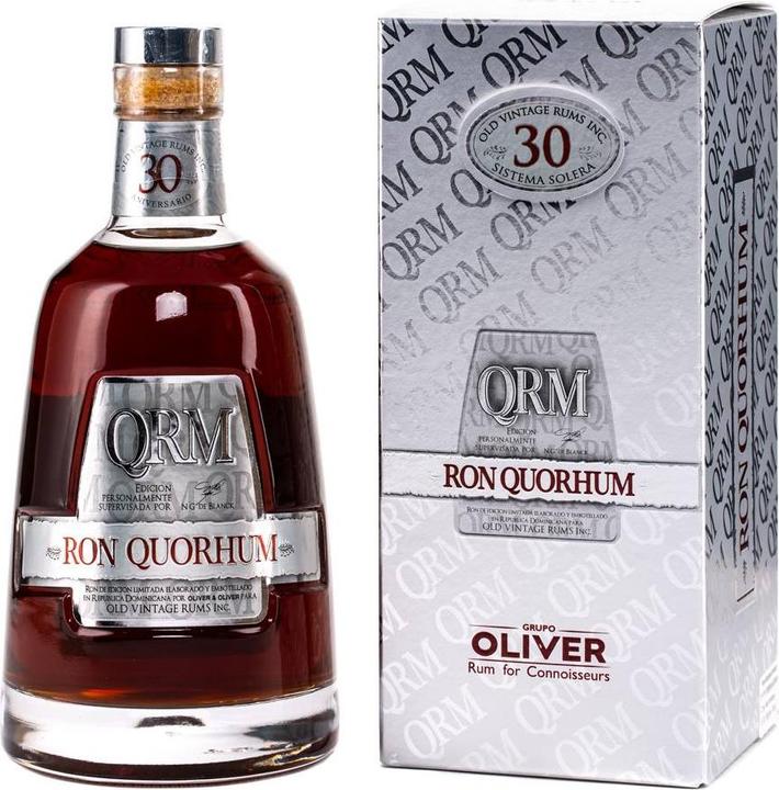Produktbild Ron Quorhum Ron 30 Aniversario Rum mit Etui (1 x 70 cl)