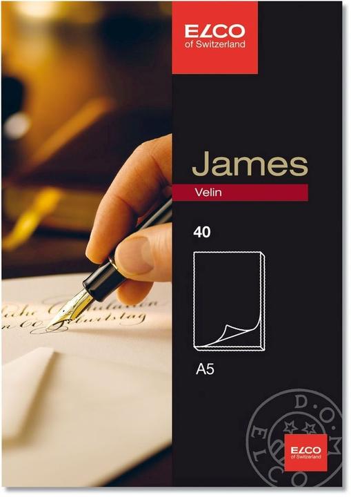 Image du produit Elco James Velin (A5, Blanc, Couverture souple)