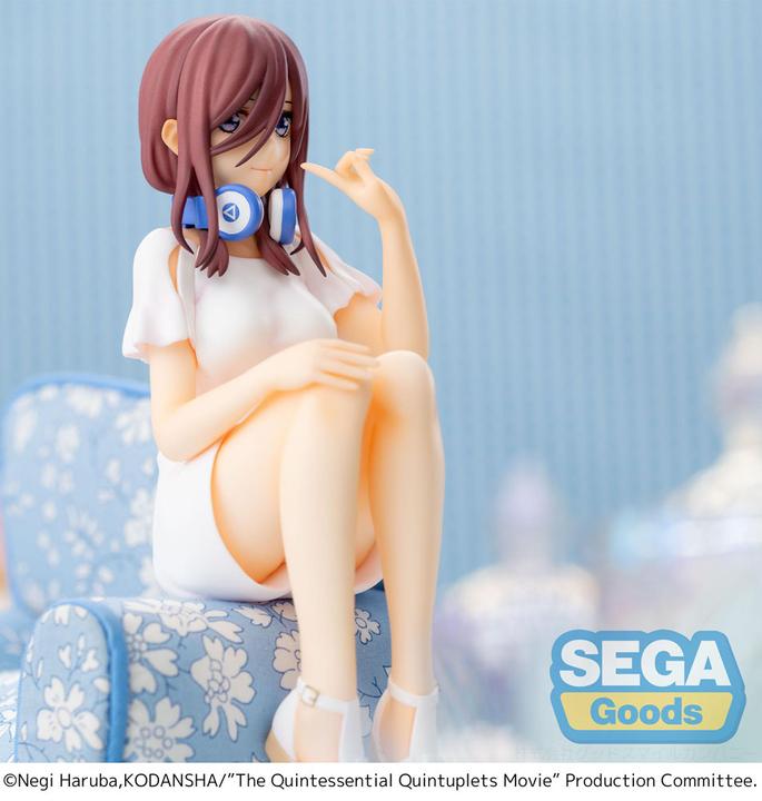 Produktbild Sega Goods QUINTESSENTIAL QUINTUPLETS - Miku Nakano - Figurine PM Perching 19cm