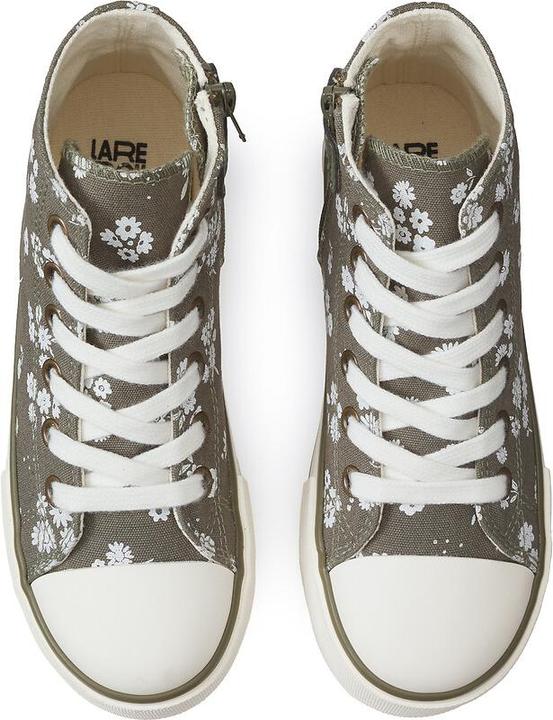 Actual product image La Redoute Collections High sneakers with floral pattern (38)