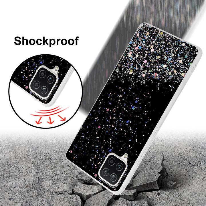 Produktbild Cadorabo TPU Cover funkelnder Glitter (Samsung Galaxy A12, Samsung Galaxy M12)