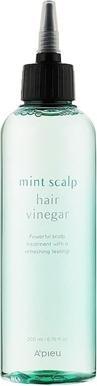 A'Pieu Mint Scalp Hair Vinegar 6.76 fl oz 200ml - Klärend und kühlend für fettiges Haar und fettige (200 ml)