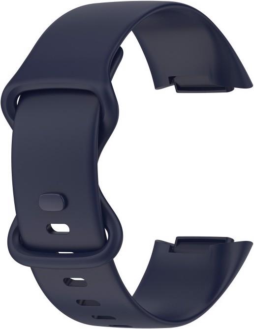 Actual product image Cover-Discount Fitbit Charge 5 - silicone sports bracelet dark blue (Silicone, Batch)